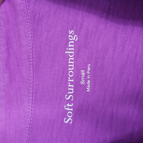 Soft Surroundings Filipa Shirtdress Fuchsia Size Small - Picture 9 of 16